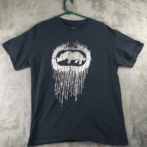 Ecko Unltd Black Logo T-Shirt Men’s L Rhino Graphic Tee Streetwear Cotton